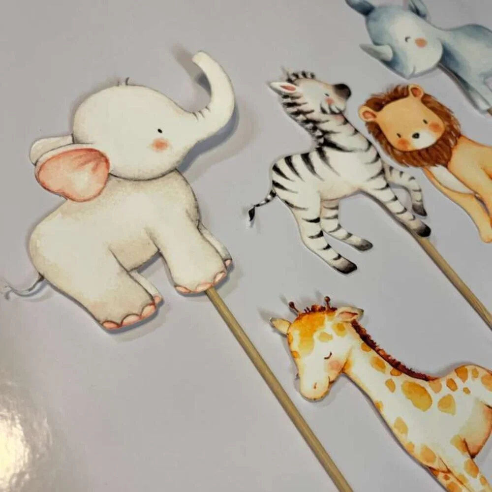 New Baby Animals Cake Topper